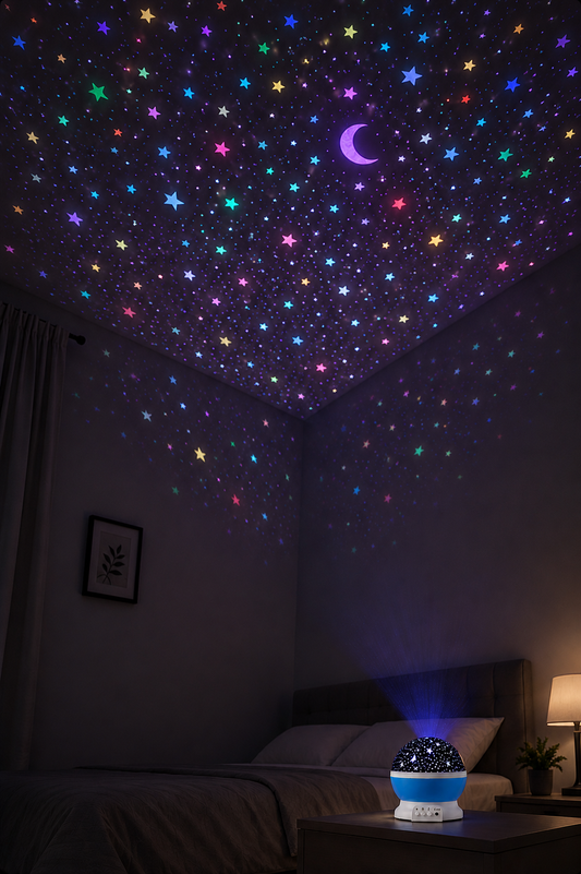 Galaxy Glow Sleep Projector